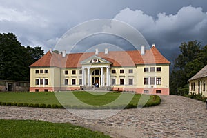 Durbe Palace near Tukums in Latvia