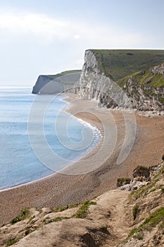 Durdle door and beach,Dorset