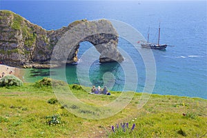 Durdle door - Beautiful beaches of Dorset, UK