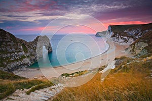 Durdle Door in Dorset, UK.