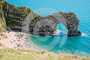 Durdle Door, Dorset in UK, Jurassic Coast World Heritage Site