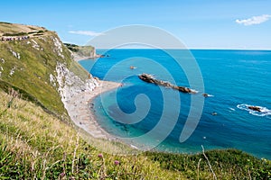 Durdle Door, Dorset in UK, Jurassic Coast World Heritage Site photo