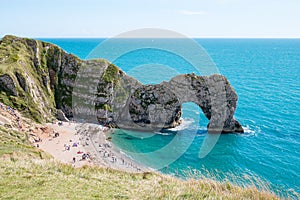 Durdle Door, Dorset in UK, Jurassic Coast World Heritage Site photo