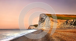 Durdle Door on the Jurassic Coast at Dorset United Kingdom photo