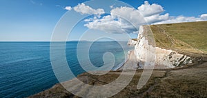 Durdle door and man of war cove Dorset coastline and lulworth