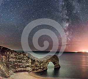 Durdle Door Milky way