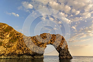 Durdle door - sunset - turist place