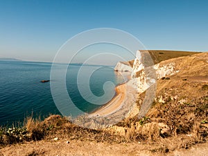 durdle door nature coastline coast sea special landscape dorset south tourists tourism beach rocks