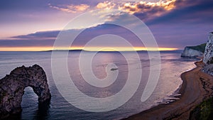 Durdle Door Sunset