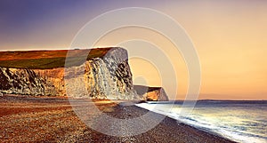 Durdle Door Travel Destination Beach Cliff Concept