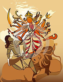 Durga Hindu goddess