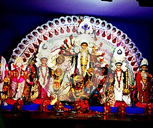 Durga ma navratri scene Durga pooja