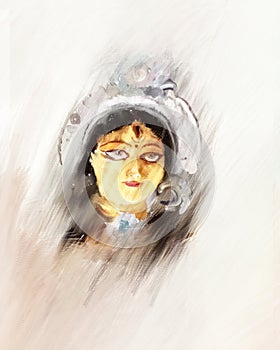 Durga painting