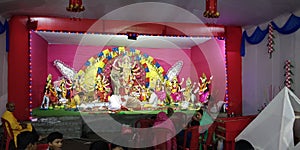 Durga Pandaal in Dussehra Festival