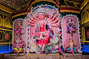 Durga Puja, also called Durgotsava, is an annual Hindu festival in the Indian subcontinent that reveres the goddess Durga