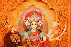Durga Puja Celebration in India photo