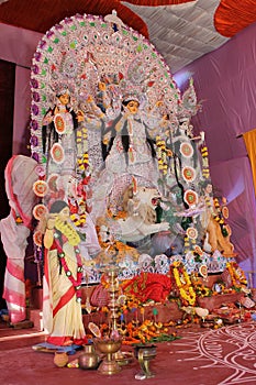 Durga puja festival celebration