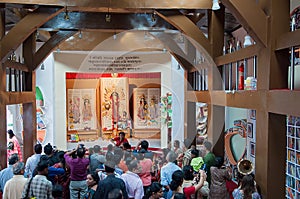 Durga Puja festival celebration in Kolkata, India