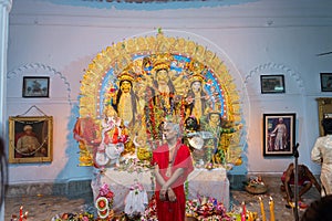 Durga Puja festival, kolkata, West Bengal, India