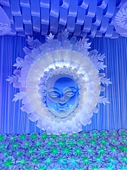 Durga puja pandal decorations in kolkata