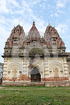 Durga temple , Rajnagar palatial complex ruins, Bihar,