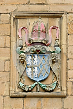 Durham Castle in Durham - detail, England