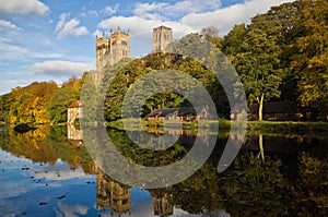 Durham Cathedral in Autumn.