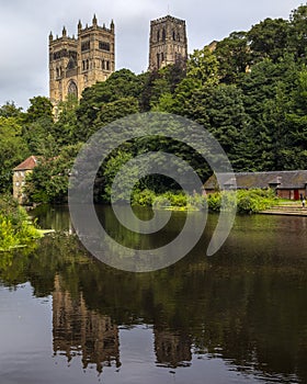 Durham Cathedral in the City of Durham, UK