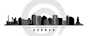 Durham skyline horizontal banner.