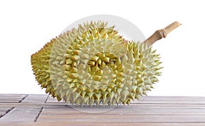 Durian fruit on the table