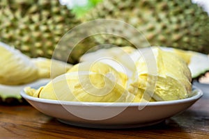 Durian is a king of fruit in Thailand and asia