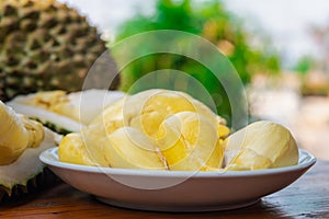 Durian is a king of fruit in Thailand and asia