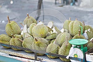 Durian ripe on trolley