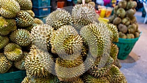 Durian tropical fruit