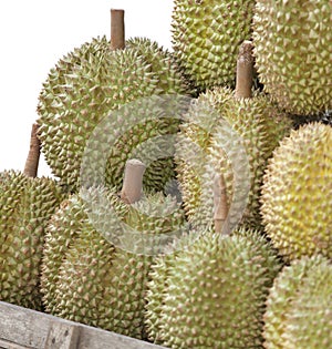 Durians at market