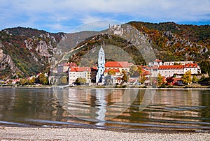 Durnstein at autumn