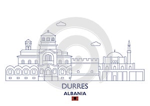 Durres City Skyline, Albania
