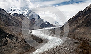 Durung Drung Glacier on Zanskar road - Great Himalayan range - Zanskar - Ladakh - India