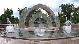 Dushanbe Rudaki Park Statue 