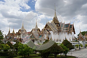 Dusit Maha Prasat Throne Hall in Bangkok Grand Palace