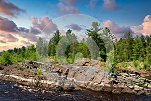 Dusk Along the St. Louis River and Jay Cooke State Park, Minnesota photo