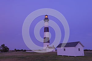 Dusk at the Bodie Lighthouse on North Carolina's Outer Banks