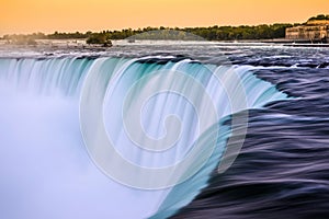 Dusk at Canadian Horseshoe Falls - Niagara Falls, Canada