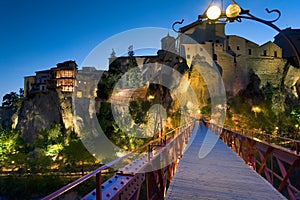 Dusk in the city of Cuenca photo