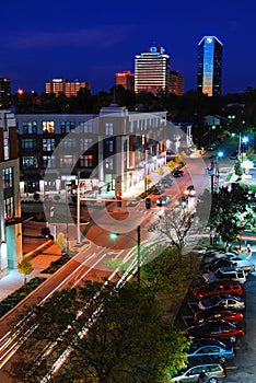 Dusk on Lexington Kentucky