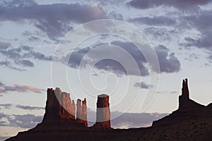 Dusk, Monument Valley, Utah