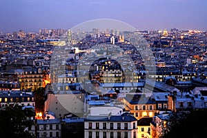 Dusk over Paris - panoramics