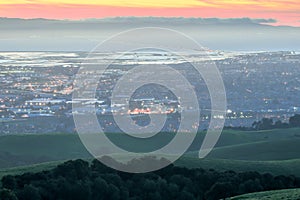 Dusk over Silicon Valley