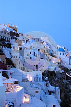 Dusk santorini