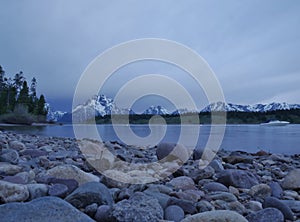 Jackson Lake, Grand Teton National Park, Wyoming U.S.A.